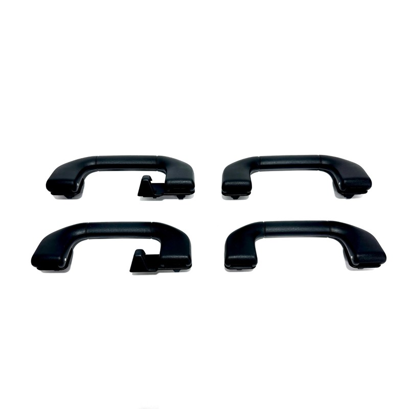 📌 2008-2018 MERCEDES C250 W204 INTERIOR ROOF GRAB HANDLE BLACK SET OF 4 OEM