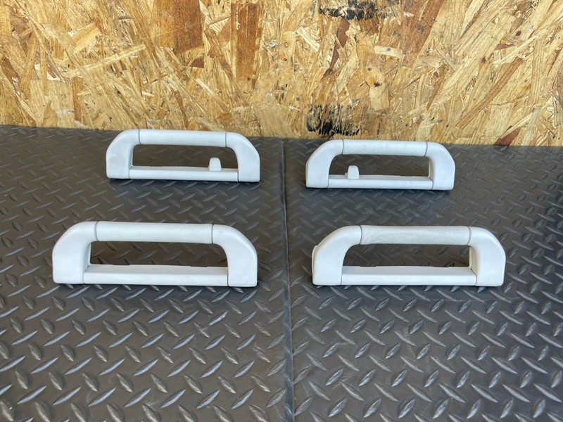 95-01 BMW E38 740iL 750iL Headliner Inner Roof Ceiling Grab Handle Gray Kit OEM