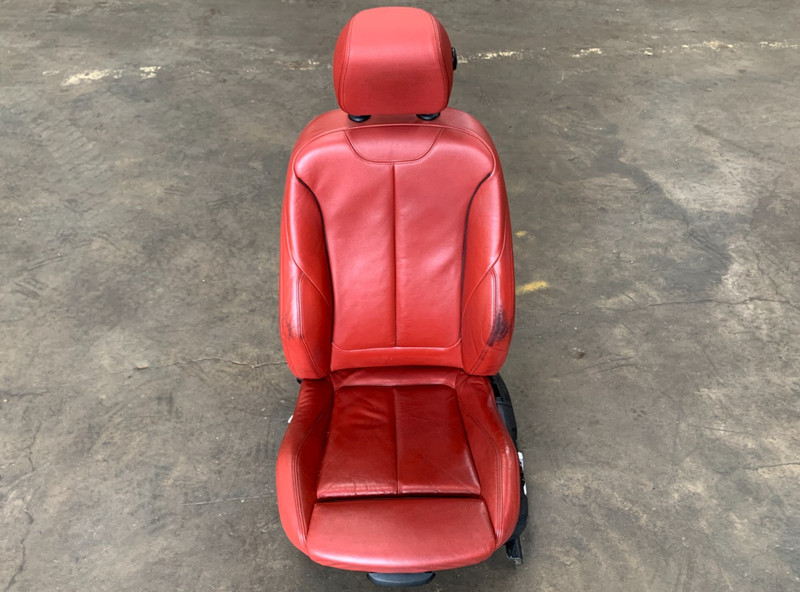 15 16 BMW F36 428I 435I 440I GRAN COUPE FRONT LEFT DRIVER SEAT RED OEM #A0.26