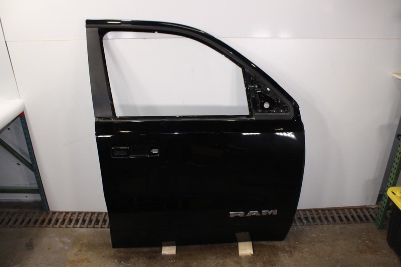 2019-2025 RAM 1500 5th Gen Front Right Side Door Shell OEM / Black / PXJ SCRATCH