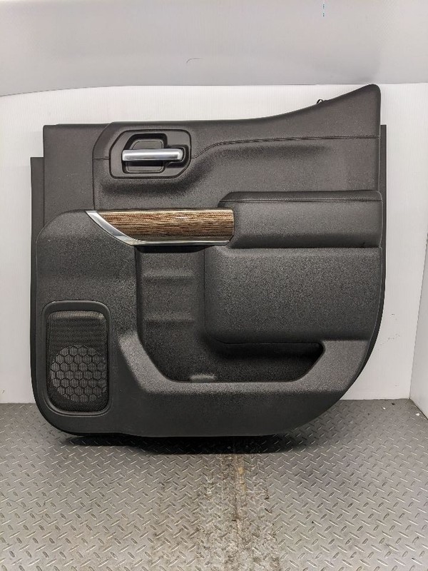 19-22 GMC Sierra 1500 Passenger RH Rear Door Trim Panel Jet Black-H0U 1181292