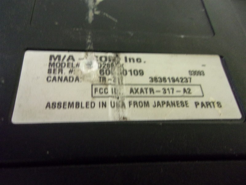 M/A-Com D28LPX Radio Macom "3" *FREE SHIPPING*