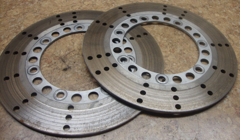 1986 Kawasaki Vulcan VN750 VN 750 Front Disk Brake Rotor Wheel Rim Left Right 86