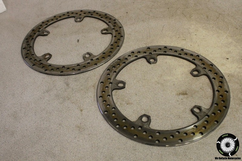 2007 BMW K1200GT ABS FRONT LEFT RIGHT BRAKE ROTORS DISCS K 1200 GT 07