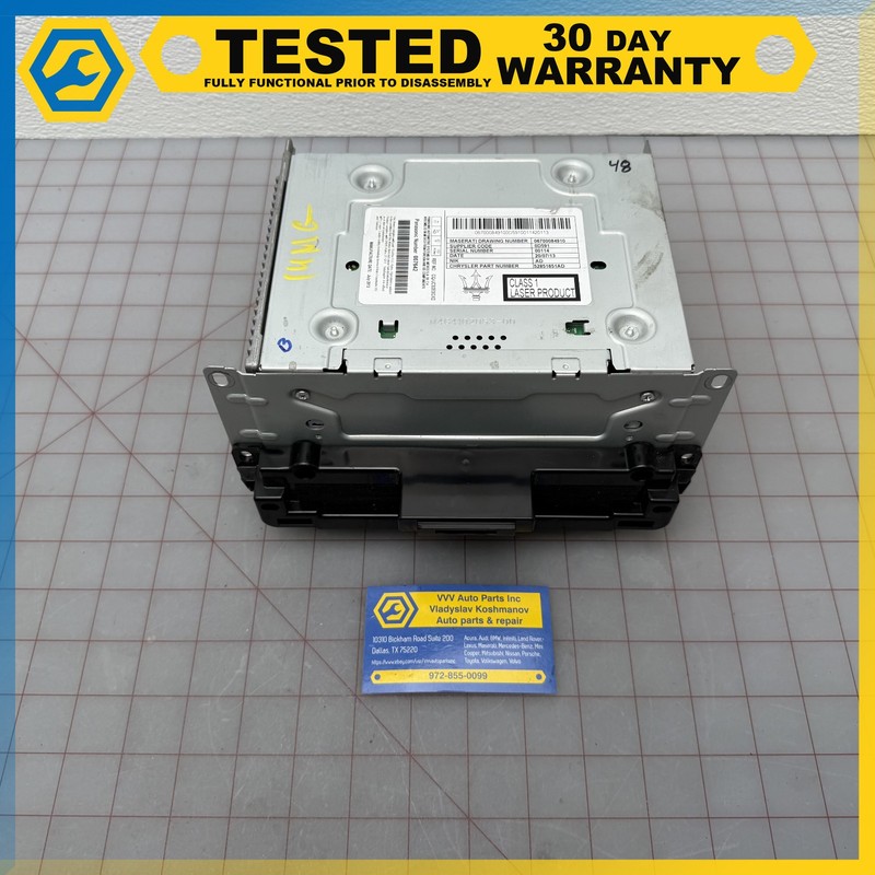 14-17 MASERATI GHIBLI HEAD UNIT COMAND FM CD AUDIO OEM