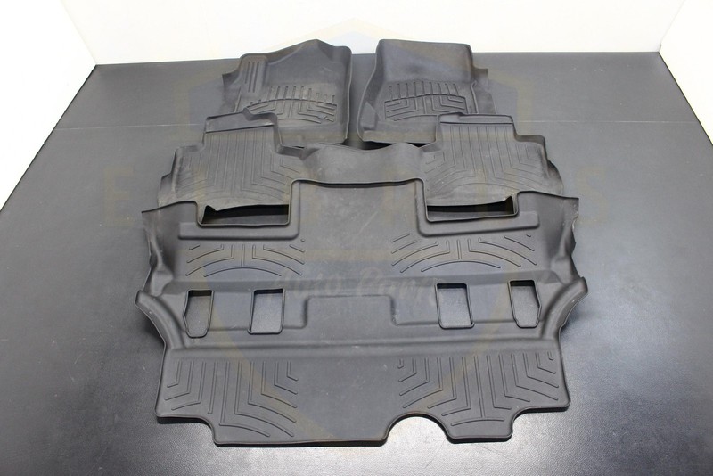 2015 - 2020 CHEVY TAHOE WEATHERTECH RUBBER FRONT 2ND 3RD ROW FLOOR MATS MAT SET