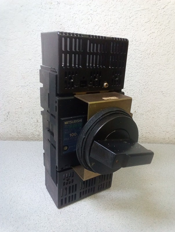 Mitsubishi No-Fuse Breaker 3 Pole 100A (NF225-CP) w/ Switch