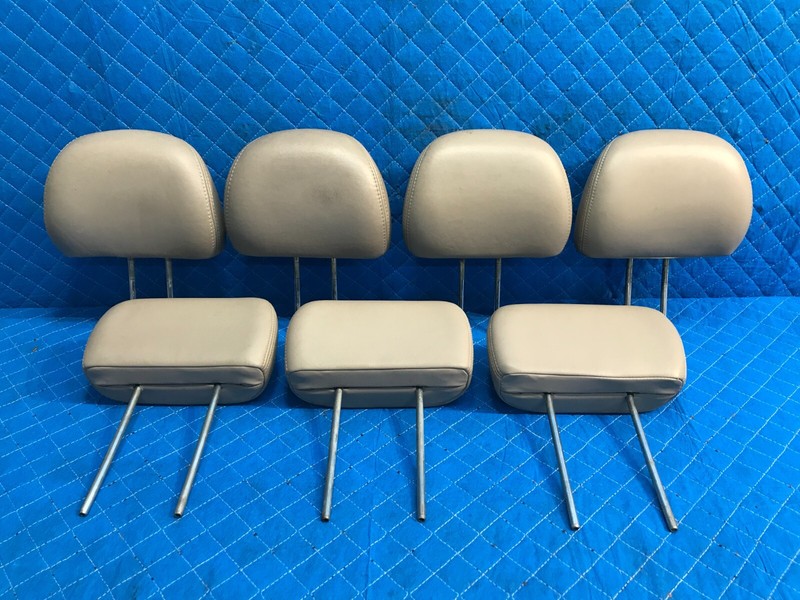 99-04 Honda Odyssey Front Middle Rear Headrest Left Right Set of 7 OEM Beige