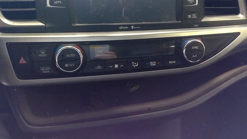 Temperature Control Front ID 55900-0E400 Fits 14-19 HIGHLANDER 3319608