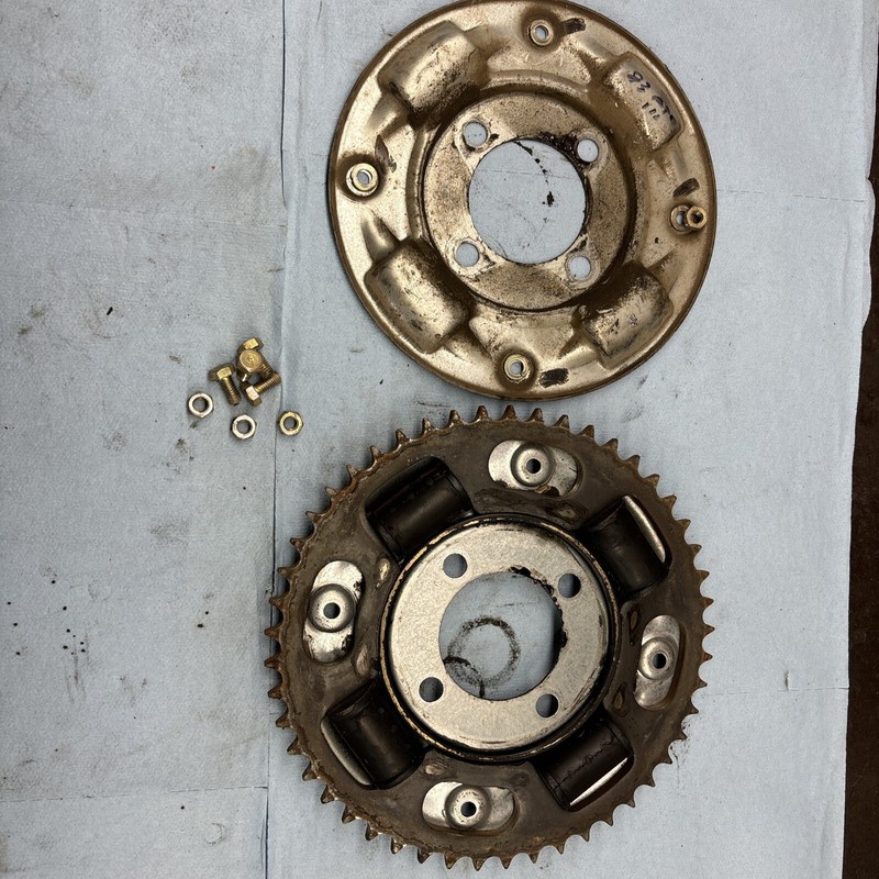 1983 HONDA ATC 110 Vintage Three Wheeler Rear Sprocket Dish Drive Good