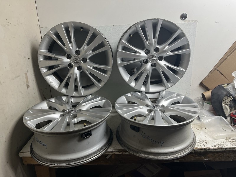 2010-2014 Lexus RX450H 19x7.5 15 Spoke Alloy Wheel Rim Set of 4 Rims Wheels Caps