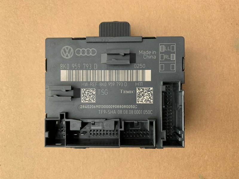 2009 2010 2011 AUDI A4 B8 Quattro FRONT LEFT DRIVER DOOR MODULE 8K09597932 OEM