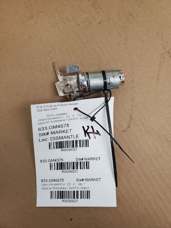 LESABRE 1975 Ignition Switch 299221