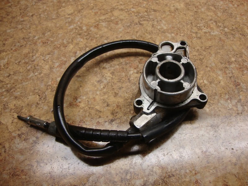 1982 Honda GL500 GL 500 Silverwing Engine RPM Cam Holder Tach Gear Cover Cable