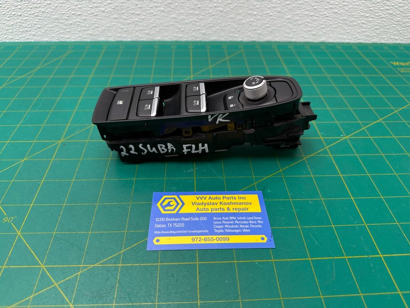 22-24 Subaru WRX FRONT LEFT DOOR WINDOW CONTROL MASTER SWITCH OEM