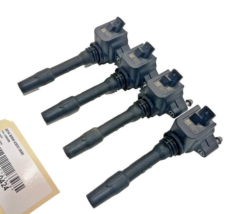 2017 BMW 430i XDRIVE Engine Ignition Coils Set of 4 pcs OEM