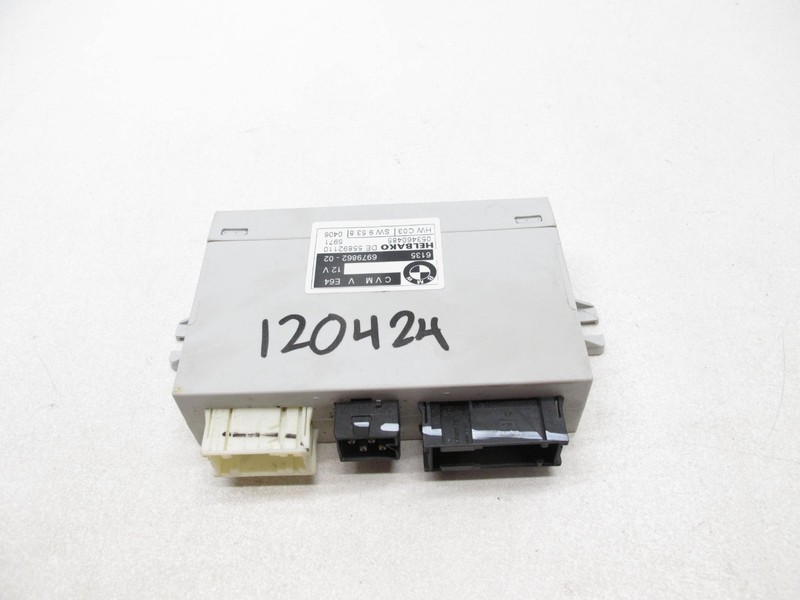 04-10 BMW E64 650i CONVERTIBLE FOLDING TOP ROOF CONTROL MODULE OEM 120424