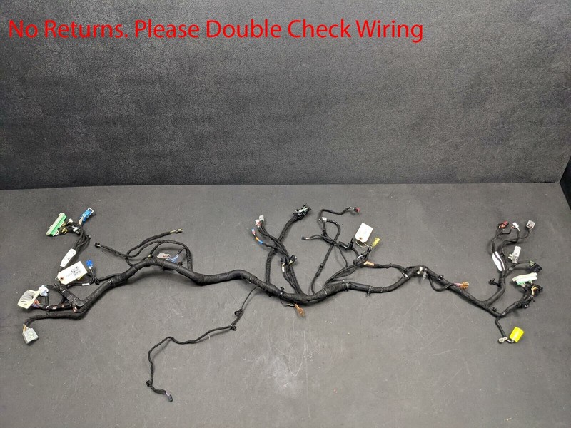 Dashboard Wiring Harness 2019 Dodge Challenger 68406070AC. For Parts X