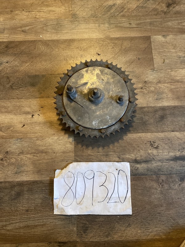BSA Triumph Rear Wheel Brake Plate Hub Sprocket Drumvintage