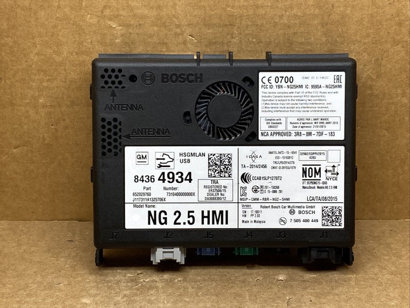 2018 Encore GM OE/OEM 2.5 HMI HUMAN MACHINE INTERFACE CONTROL MODULE 84364934