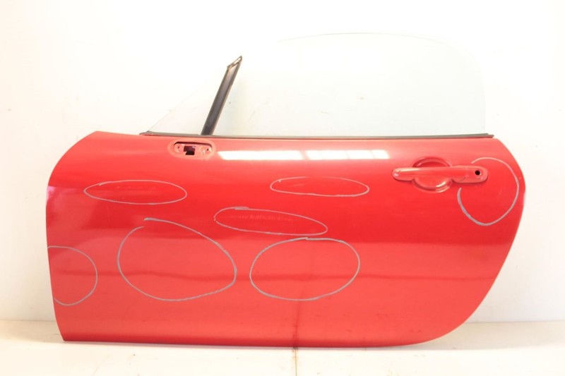 06-15 Mazda Mx-5 Miata NC Red Driver Left Front Door Shell Assembly