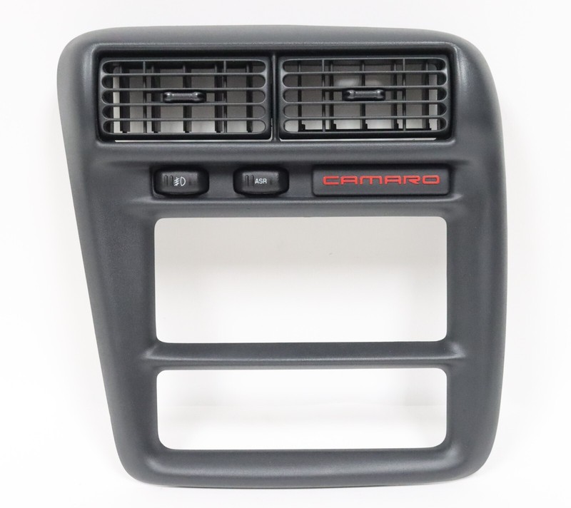 1997-1999 Camaro SS Z28 RS Graphite Gray Radio / HVAC Trim Bezel USED OEM GM