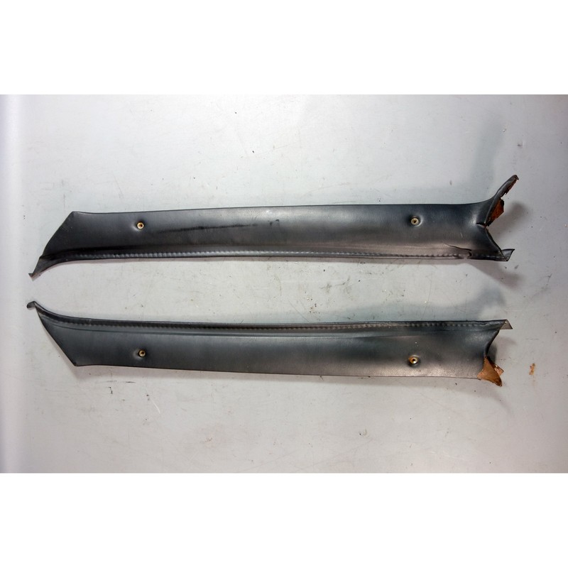 1969-1974 BMW E3 Sedan Bavaria A-Pillar Cover Pair Black Vinyl OEM