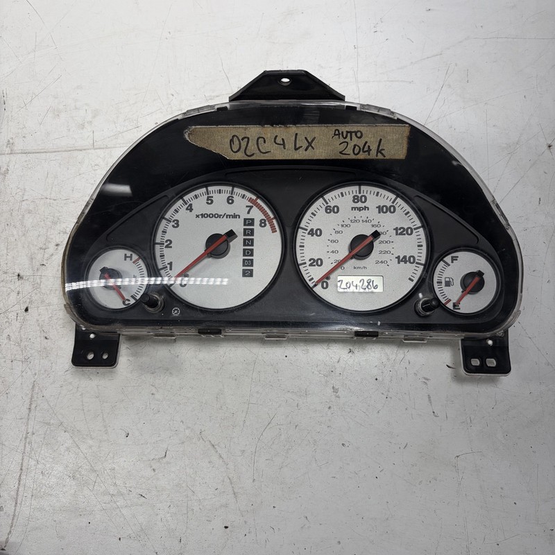 01-02 Honda Civic LX 4D AT Instrument Cluster 204k Mi 78120-S5A-A11 OEM