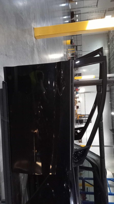 2016 Hyundai Accent Front Right Door Black OEM Used 44000 Miles NJ25-13482