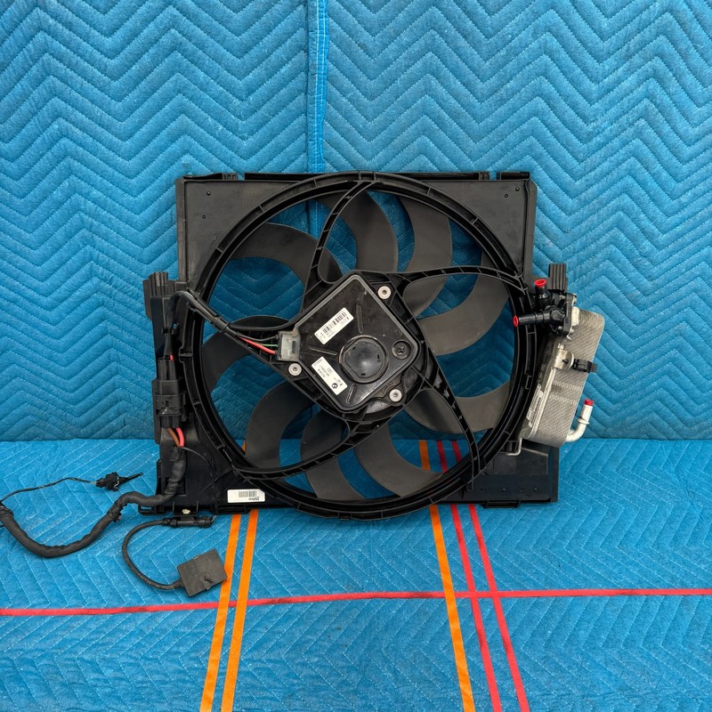 2012–2016 BMW 328i F30 Radiator Cooling Fan Assembly OEM