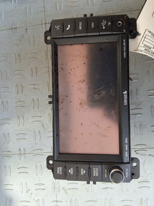 2011 Jeep GRAND CHEROKEE Radio Receiver With Navigation Face Plate ID RHR
