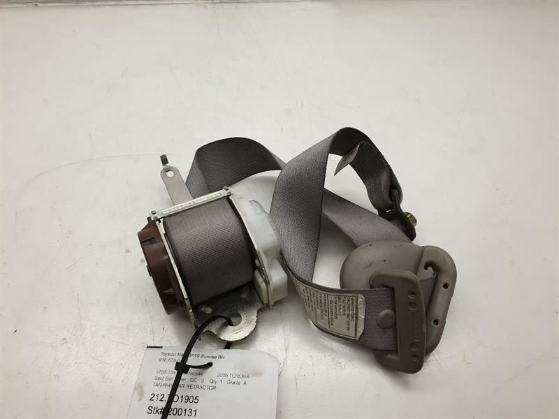 2005 TOYOTA TUNDRA PASSENGER SIDE REAR SEAT BELT ASSEMBLY