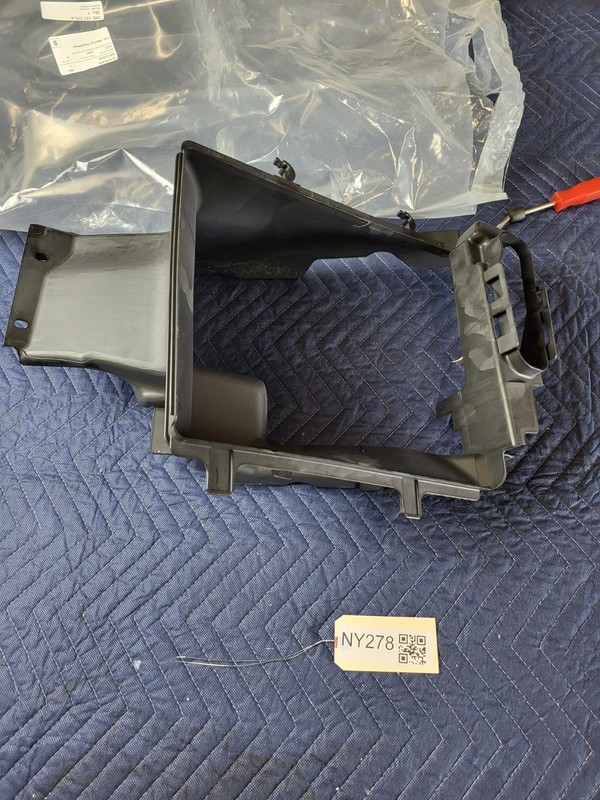 New Oem Bentley Left Driver Intercooler Air Guide Duct for 2020-2025 Flying Spur