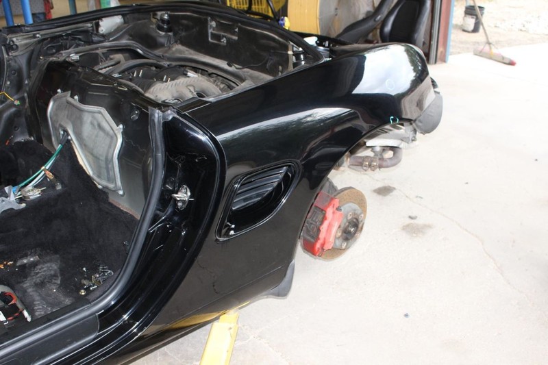 1997-2004 Porsche Boxster S Black Driver Left Rear Quarter Panel