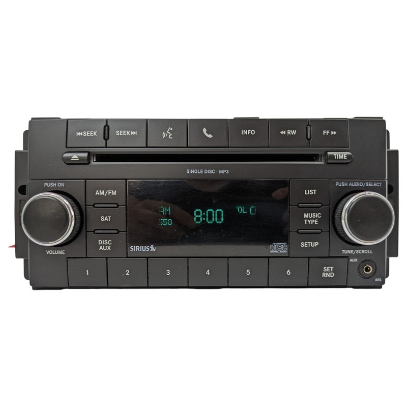 2007-2014 Chrysler Dodge Jeep AM FM Radio CD Player Aux RES OEM P05091226AD
