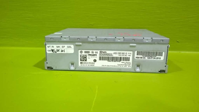 14 15 AUDI A4 FACTORY RADIO RECEIVER (TRUNK MOUNT) OEM 3864-2