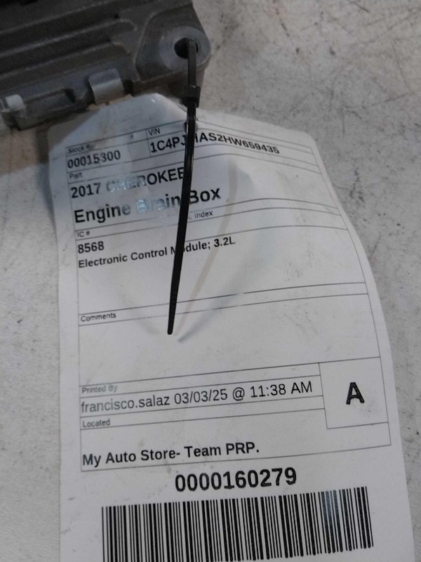2017 Jeep Cherokee Engine Control Module ECM 3.2L OEM 68259137AA 95K Miles