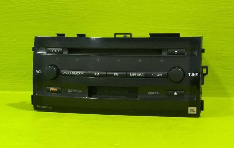04 05 06 PRIUS FACTORY RADIO RECEIVER W/CASSETTE (56838 ON FACEPLATE) OEM 3699-2