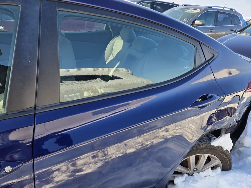 Driver Rear Side Door Electric Sedan Fits 11-16 ELANTRA 3621056