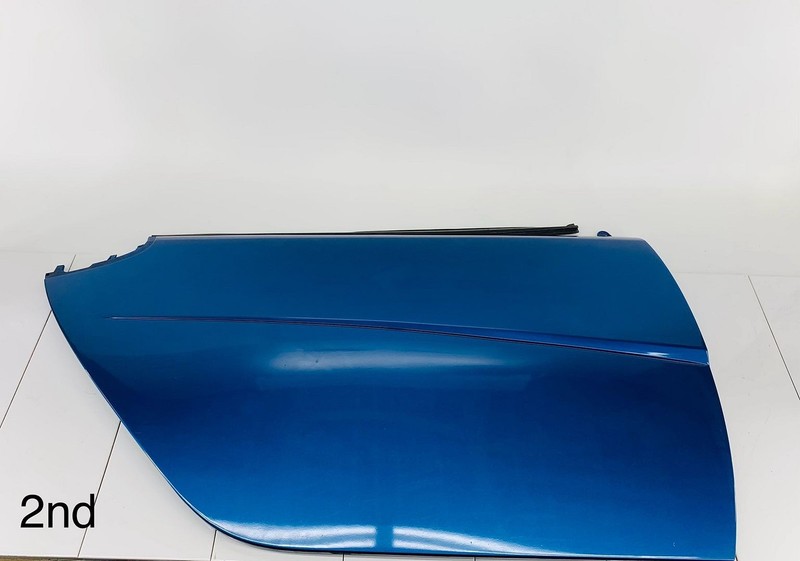 08-13 SMART FORTWO RIGHT PASSENGER SIDE DOOR SHELL COVER ELECTRIC BLUE OEM #71