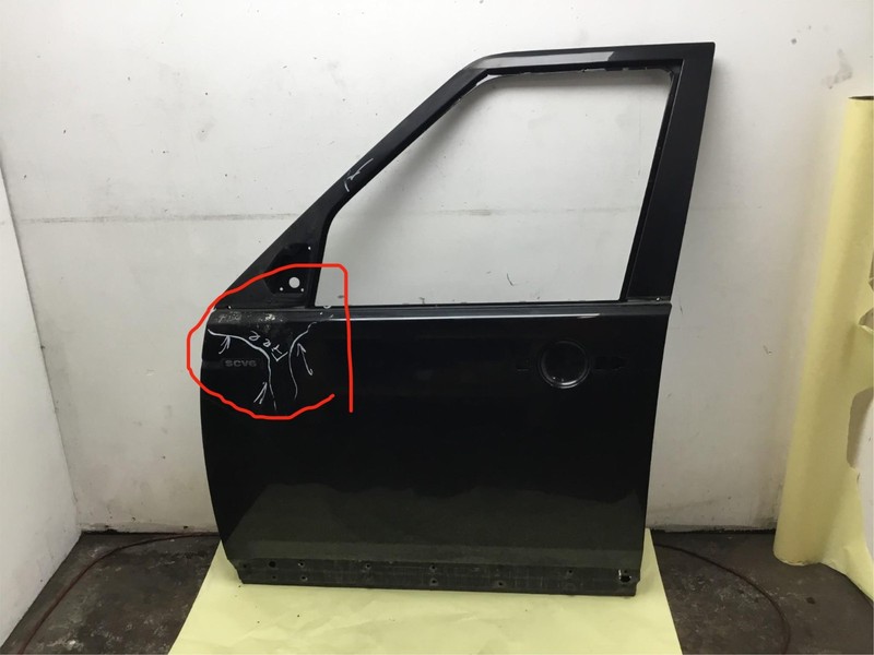 Land Rover LR4 Front Left Driver Door Shell Panel 10 11 12 13 14 15 16 |:Y