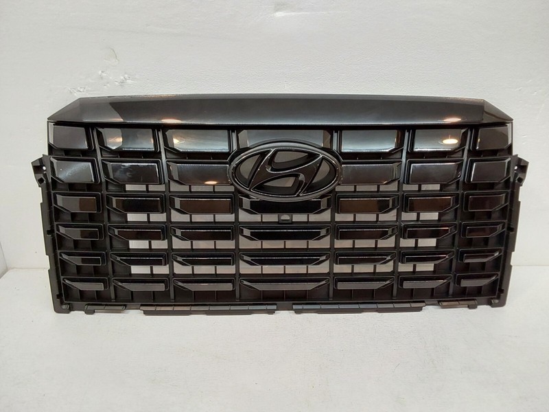 2023 Hyundai Palisade Front Upper Grille Black ASSY OEM PART#86350-S8CD0