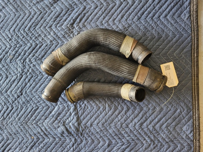 Used Oem Maserati Intercooler Air Intake Hose Tube Pipe SET 2017-2020 Levante