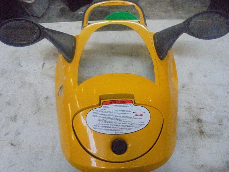 Polaris Virage Mirage 800 1200 Yellow Center Console with glove box assy