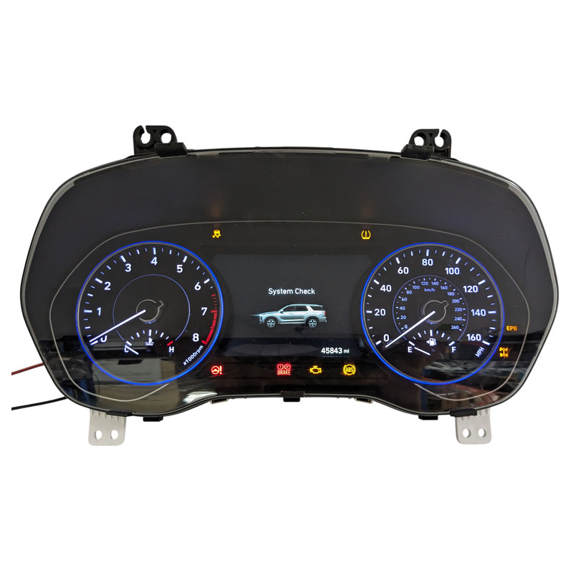 Fits 20 - 22 HYUNDAI PALISADE 3.8L AWD Speedometer Cluster 7' Display 48K OEM