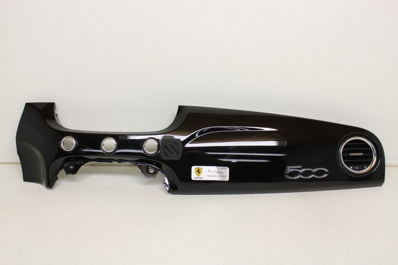 Fiat 500 Passenger Side Black Dash Panel Trim Cover Abarth Oem 2012-2018
