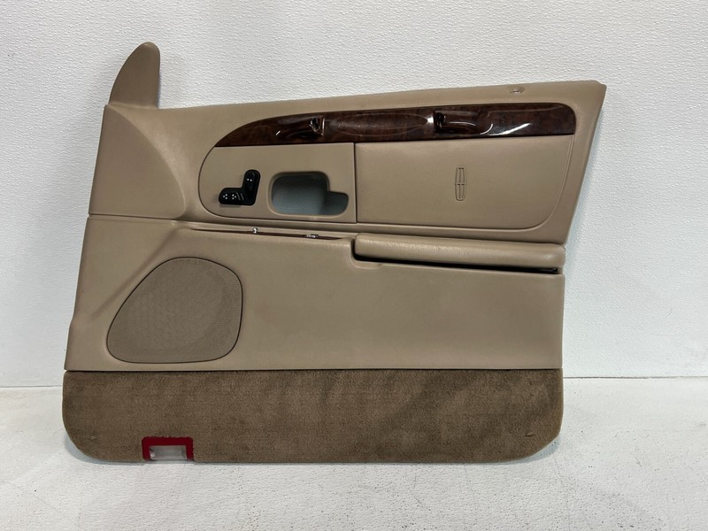 99-08 LINCOLN TOWN CAR FRONT PASSENGER DOOR PANEL BEIGE OEM