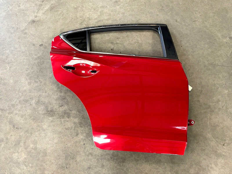 ⭐2016-2022 ACURA ILX REAR RIGHT PASS EXTERIOR DOOR SHELL PANEL RED OEM LOT2501