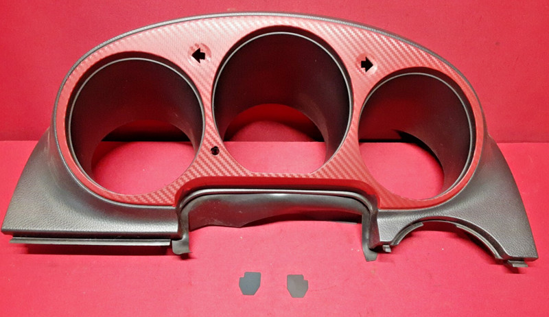 2002 Nissan Altima Speedometer Cluster Dash Trim Bezel RED CARBON 68240-8J001