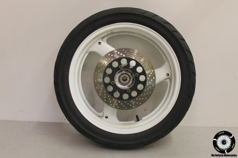 1994 Suzuki GS500E REAR WHEEL BACK RIM W BRAKE DISC ROTOR GS 500 94